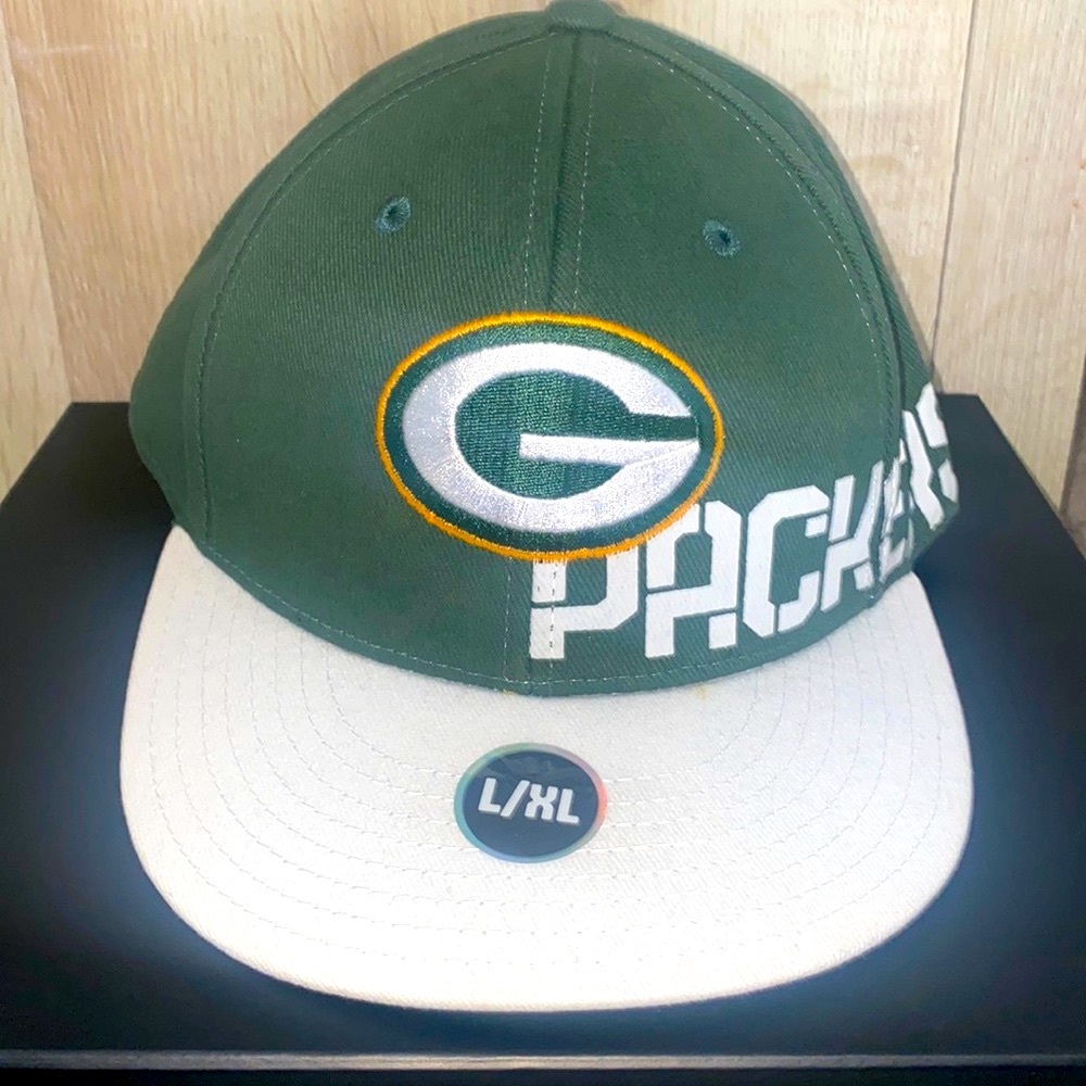 Green Bay Packers 🧀 Flatbill Hat Lg/XL